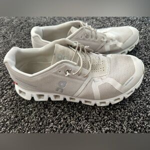 On cloud shoes